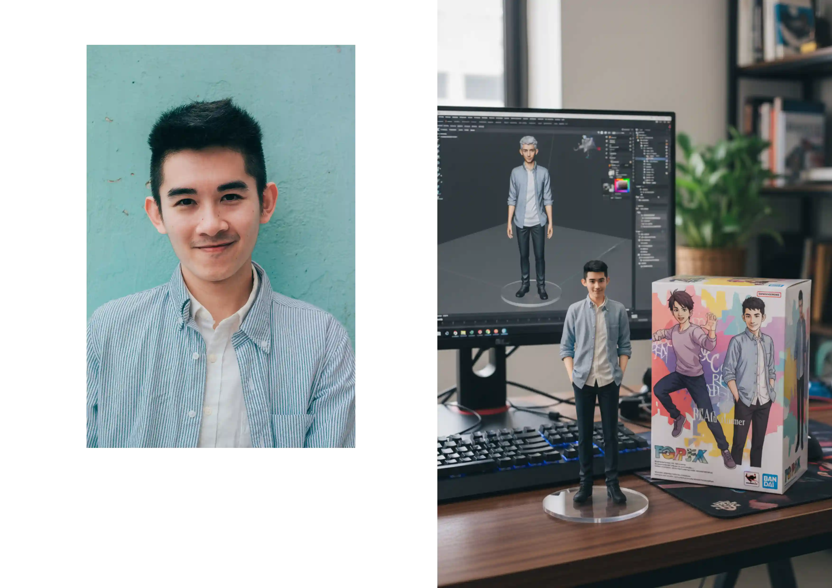 Miniatur AI Photo Transformation Example 1